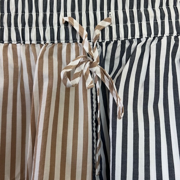 Brixton Black and White Striped Shorts - Picture 4 of 6